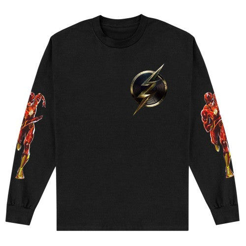 Front - The Flash Unisex Adult Logo Sweatshirt