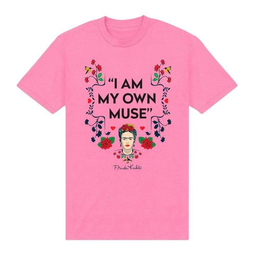 Front - Frida Kahlo Unisex Adult I Am My Own Muse T-Shirt