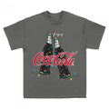Front - Coca-Cola Unisex Adult Bottles T-Shirt