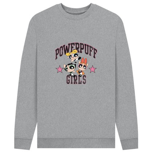 Front - The Powerpuff Girls Unisex Adult Logo Sweatshirt
