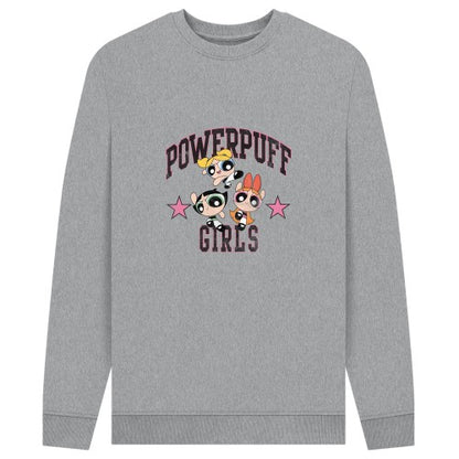 Front - The Powerpuff Girls Unisex Adult Logo Sweatshirt
