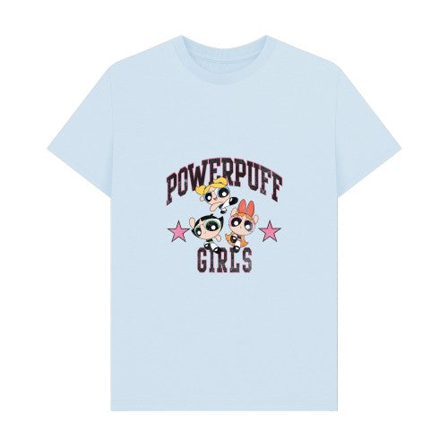 Front - The Powerpuff Girls Unisex Adult Logo T-Shirt
