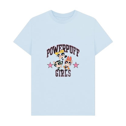 Front - The Powerpuff Girls Unisex Adult Logo T-Shirt