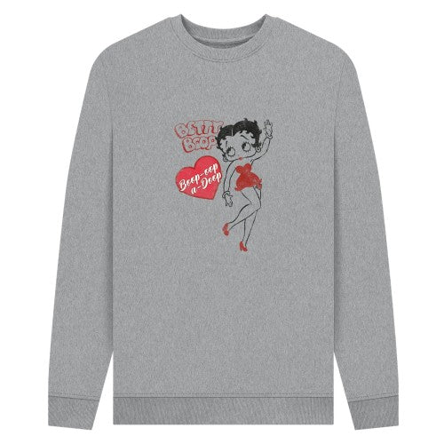 Front - Betty Boop Unisex Adult Oop-A-Doop Sweatshirt