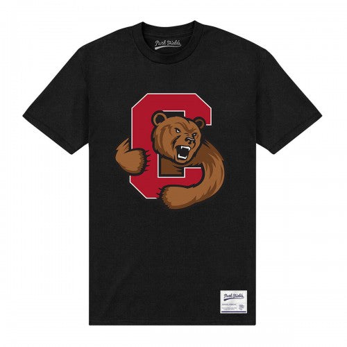 Front - Cornell University Unisex Adult Bear T-Shirt