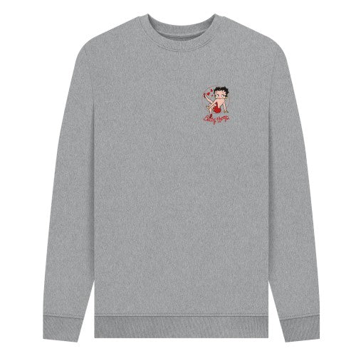 Front - Betty Boop Unisex Adult Strike A Pose Sweatshirt