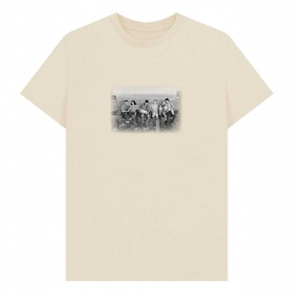 Front - Friends Unisex Adult Lunch Atop A Skyscraper T-Shirt