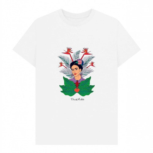 Front - Frida Kahlo Unisex Adult Jungle T-Shirt