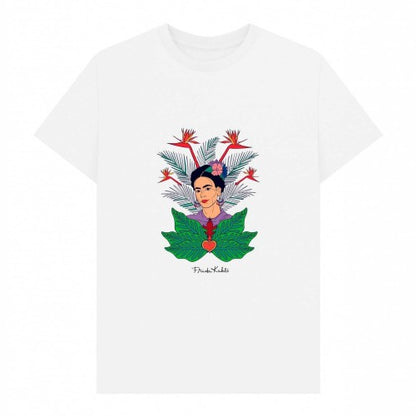 Front - Frida Kahlo Unisex Adult Jungle T-Shirt