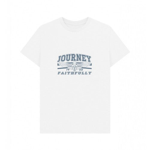Front - Journey Unisex Adult Faithfully T-Shirt