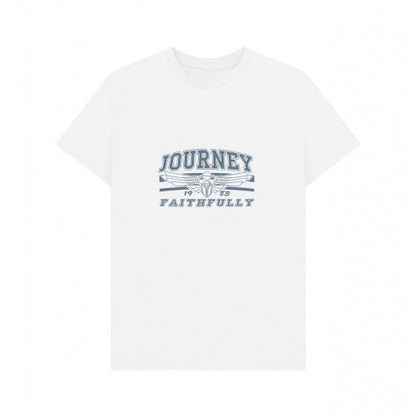 Front - Journey Unisex Adult Faithfully T-Shirt