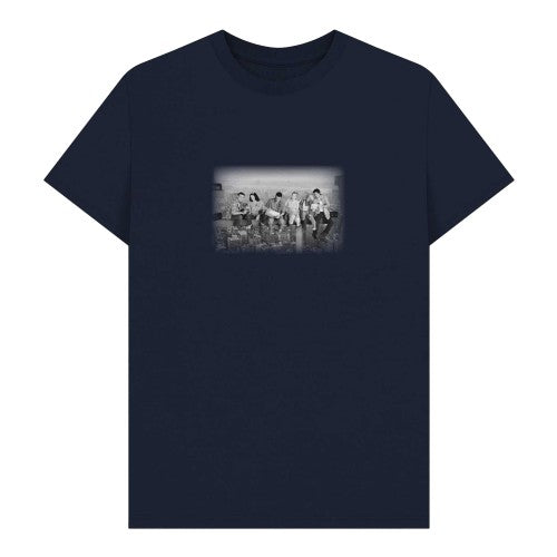 Front - Friends Unisex Adult Lunch Atop A Skyscraper T-Shirt