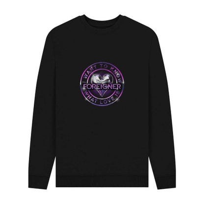 Front - Foreigner Unisex Adult I Want To Know What Love Is Sweatshirt