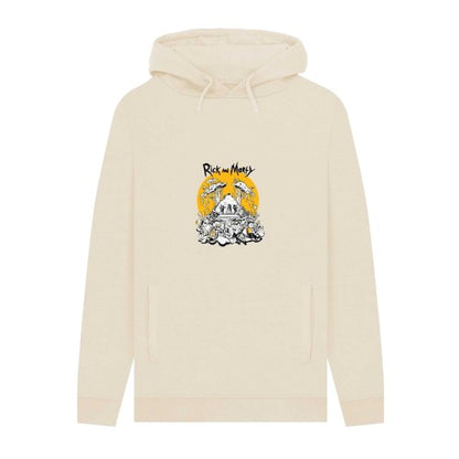 Front - Rick And Morty Unisex Adult Rest and Ricklaxation Hoodie