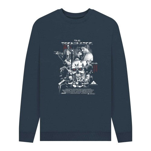 Front - The Terminator Unisex Adult Movie Poster Sweatshirt