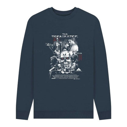 Front - The Terminator Unisex Adult Movie Poster Sweatshirt