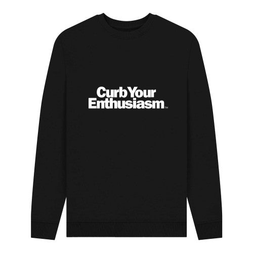 Front - Curb Your Enthusiasm Unisex Adult Logo Sweatshirt