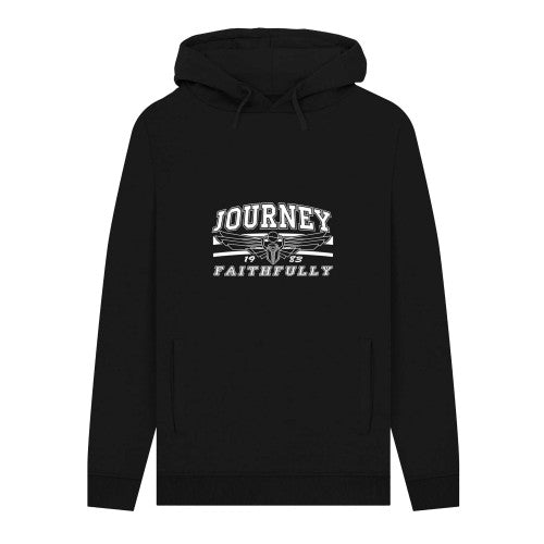Front - Journey Unisex Adult Faithfully Graphic Hoodie