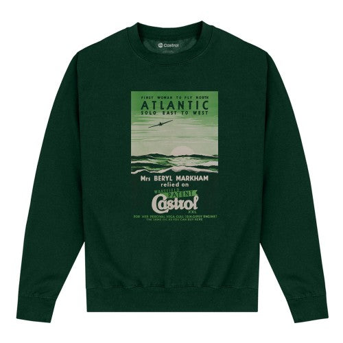 Front - Castrol Unisex Adult Atlantic Sweatshirt