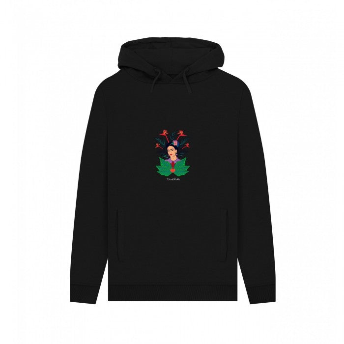 Front - Frida Kahlo Unisex Adult Jungle Hoodie