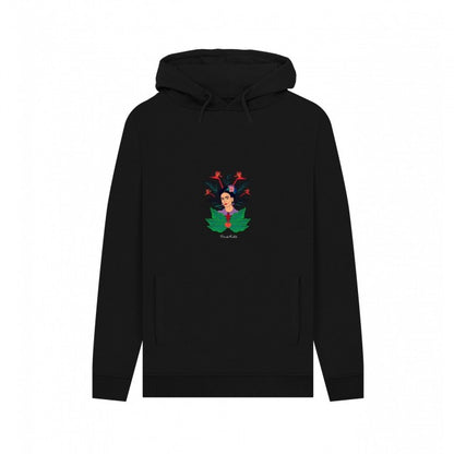 Front - Frida Kahlo Unisex Adult Jungle Hoodie