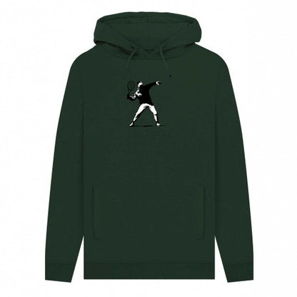 Front - Apoh Unisex Adult Banksy Tennis Hoodie