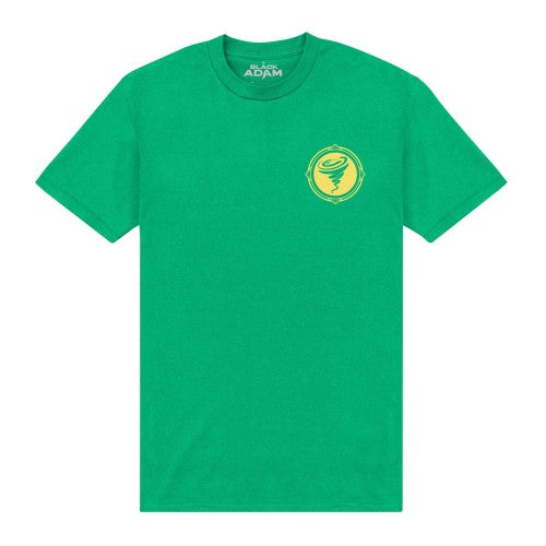 Front - Black Adam Unisex Adult Cyclone T-Shirt