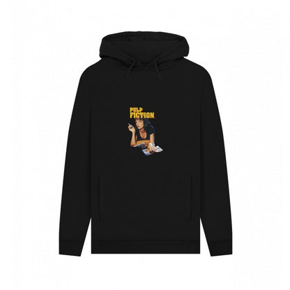 Front - Pulp Fiction Unisex Adult Mia Wallace Vintage Hoodie