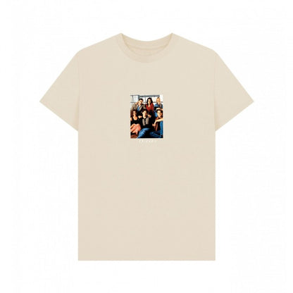 Front - Friends Unisex Adult Photo Print T-Shirt
