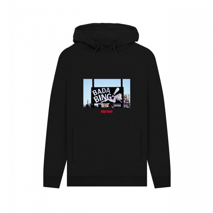 Front - The Sopranos Unisex Adult Bada Bing Club Hoodie