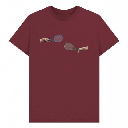 Front - Apoh Unisex Adult The Creation Of Tennis T-Shirt