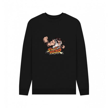 Front - Street Fighter Unisex Adult Ryu Sweatshirt