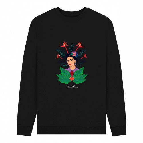 Front - Frida Kahlo Unisex Adult Jungle Sweatshirt