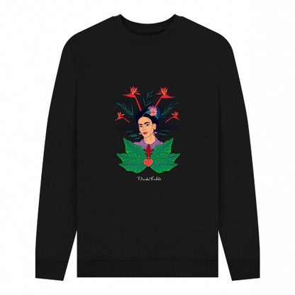 Front - Frida Kahlo Unisex Adult Jungle Sweatshirt
