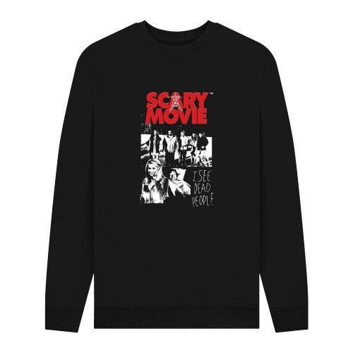 Front - Scary Movie Unisex Adult I See Dead People Sweatshirt