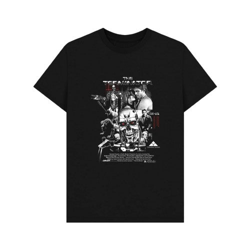 Front - The Terminator Unisex Adult Movie Poster T-Shirt