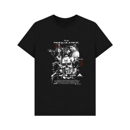 Front - The Terminator Unisex Adult Movie Poster T-Shirt