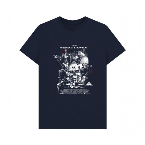 Front - The Terminator Unisex Adult Movie Poster T-Shirt