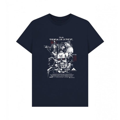 Front - The Terminator Unisex Adult Movie Poster T-Shirt
