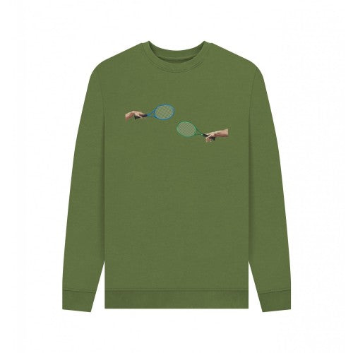 Front - Apoh Unisex Adult The Creation Of Tennis Sweatshirt