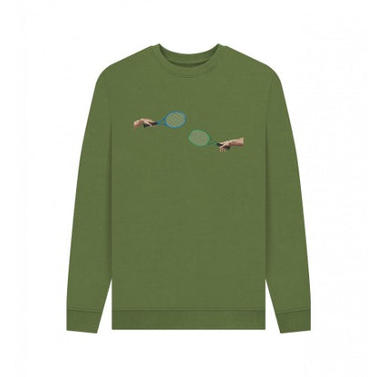 Front - Apoh Unisex Adult The Creation Of Tennis Sweatshirt
