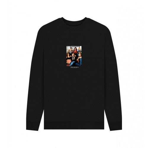 Front - Friends Unisex Adult Group Shot Sweatshirt