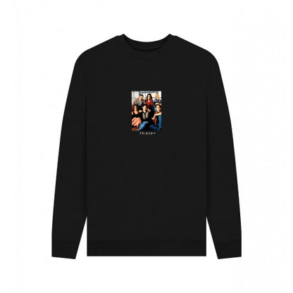 Front - Friends Unisex Adult Group Shot Sweatshirt