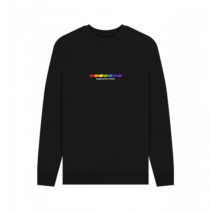 Front - Apoh Unisex Adult Happy Pride Month Sweatshirt