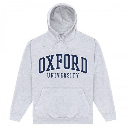 Front - University Of Oxford Unisex Adult Text Hoodie