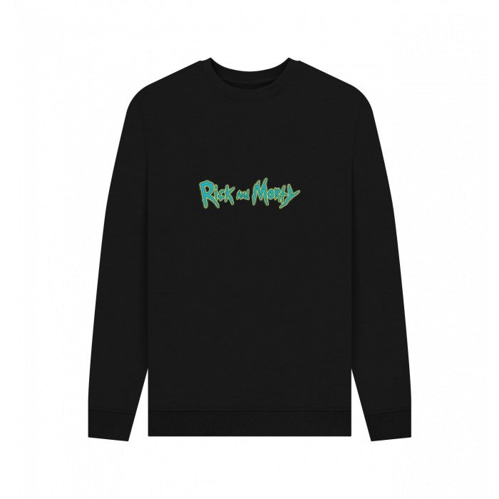 Front - Rick And Morty Unisex Adult Logo Sweatshirt