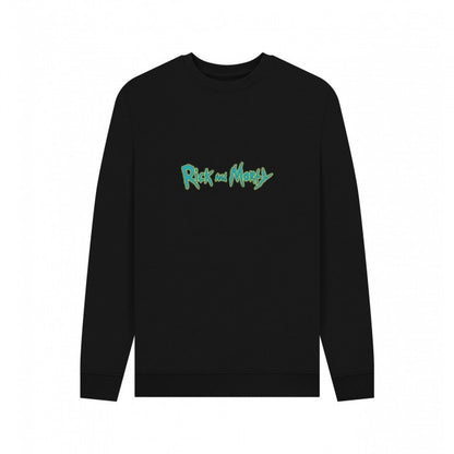 Front - Rick And Morty Unisex Adult Logo Sweatshirt