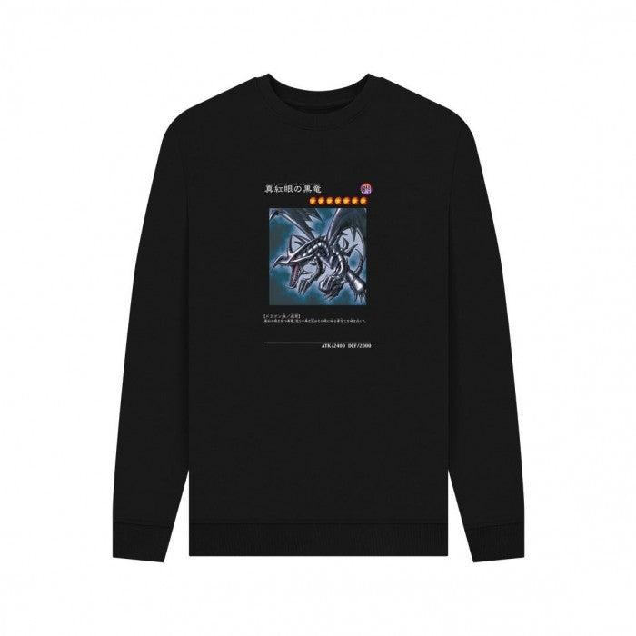 Front - Yu-Gi-Oh! Unisex Adult Red-Eyes Black Dragon Sweatshirt
