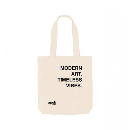 Front - Apoh Timeless Vibes Modern Art Tote Bag