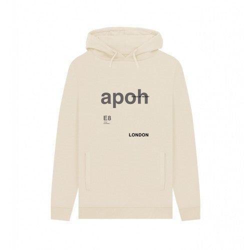 Front - Apoh Unisex Adult London Slogan Hoodie